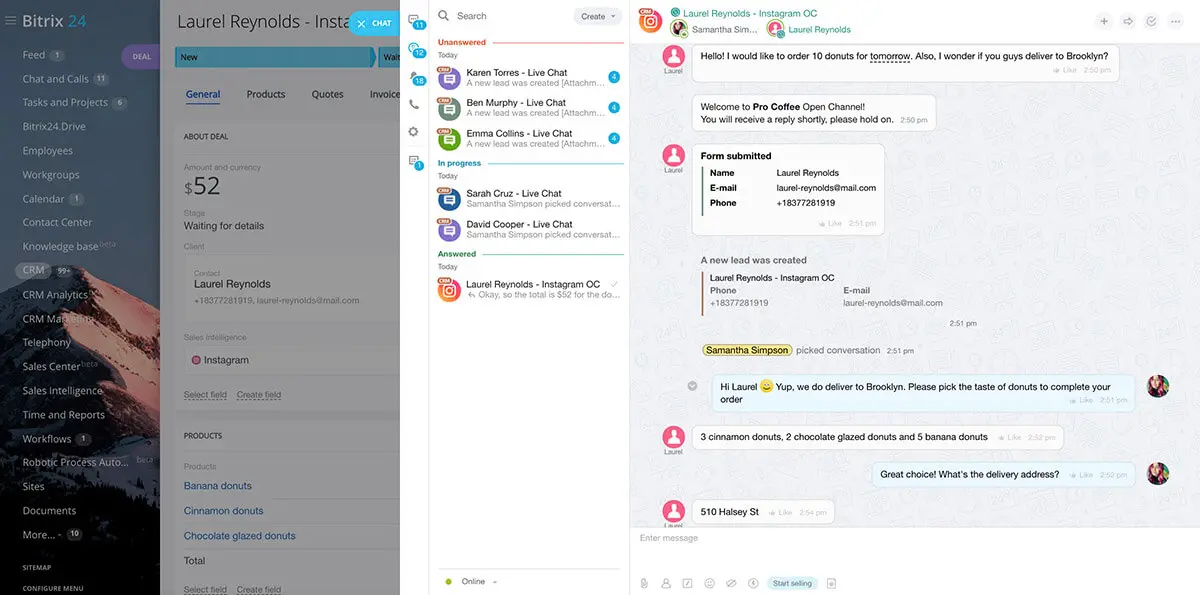 instagram_chat_with_client