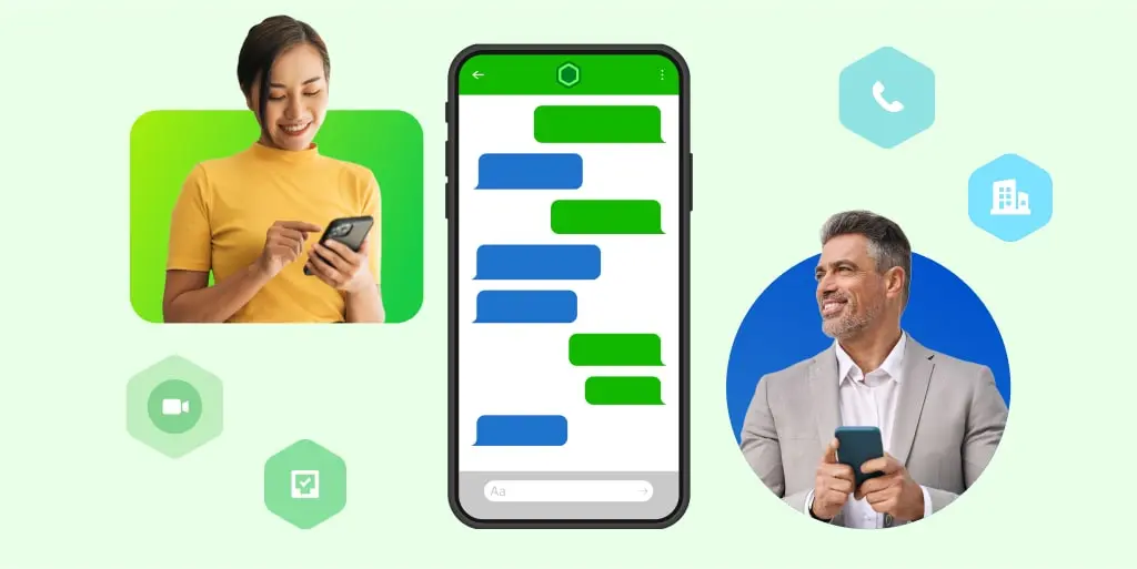 行動應用程式中的Bitrix24協作空間