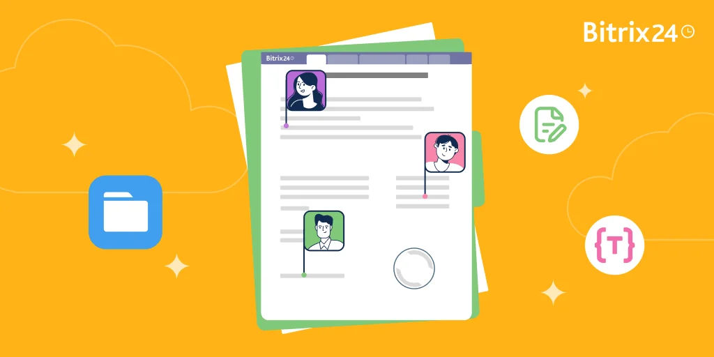 透過Bitrix24 Dosc進行有效的團隊合作