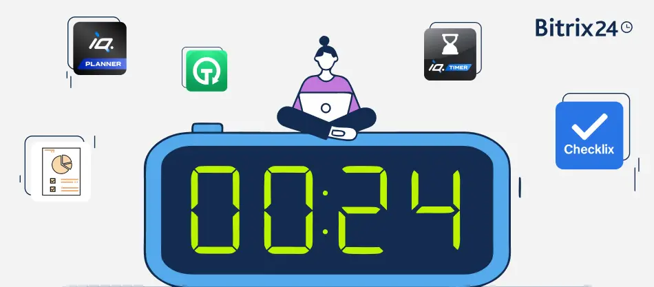 高效時間管理的祕密：Bitrix24 上最值得嘗試的 5 款時間管理應用