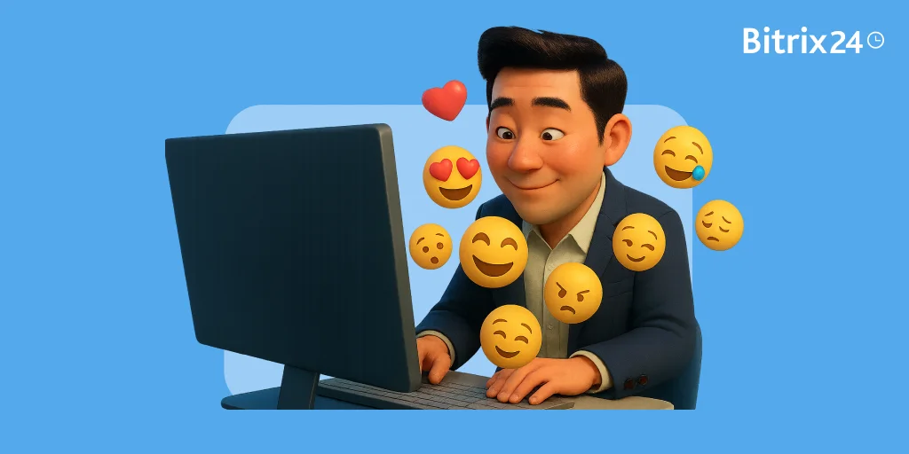 表情符號經濟學：Bitrix24關於表情符號如何塑造數位工作環境的研究