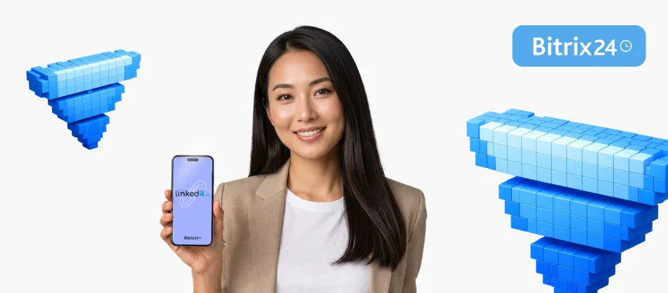 将 LinkedIn洞察引入Bitrix24 CRM：Linked24.io集成解决方案